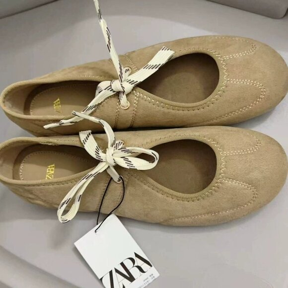 Zara Ballet Flats Size EU 39 NWOB - Picture 3 of 4